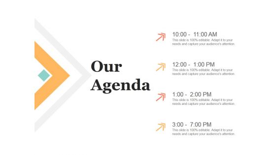 Our Agenda Ppt PowerPoint Presentation Infographic Template Example File