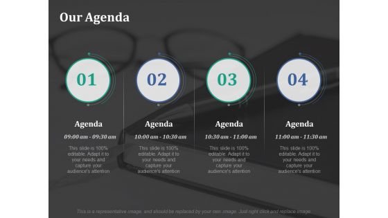 Our Agenda Ppt PowerPoint Presentation Infographics Mockup