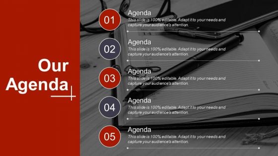 Our Agenda Ppt PowerPoint Presentation Portfolio Layout