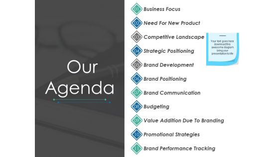 Our Agenda Ppt PowerPoint Presentation Show Slide Download