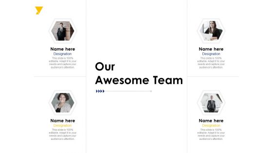 Our Awesome Team Ppt PowerPoint Presentation Show Structure