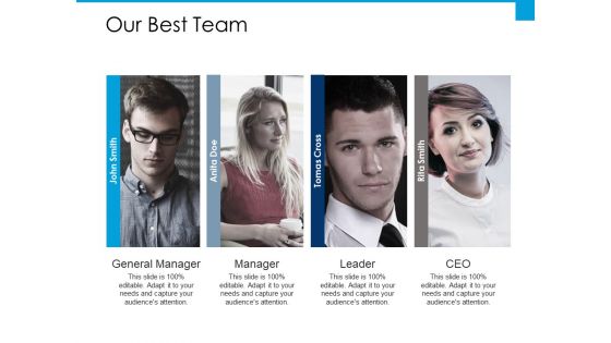 Our Best Team Ppt PowerPoint Presentation File Objects Our Best Team Ppt PowerPoint Presentation File Objects