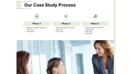 Our Case Study Process Ppt PowerPoint Presentation Model Sample