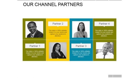 Our Channel Partners Ppt PowerPoint Presentation Outline Format Ideas Our Channel Partners Ppt PowerPoint Presentation Outline Format Ideas