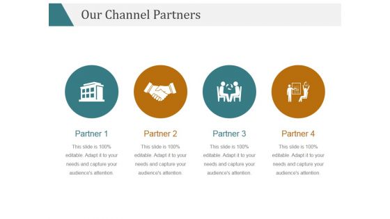 Our Channel Partners Ppt PowerPoint Presentation Slides