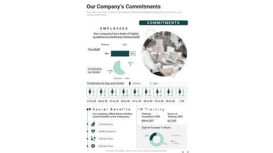 Our Companys Commitments One Pager Documents Our Companys Commitments One Pager Documents