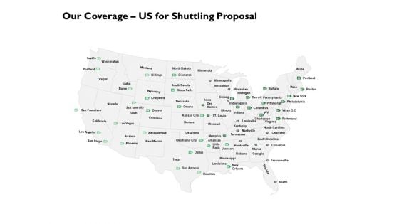 Our Coverage Us For Shuttling Proposal Ppt PowerPoint Presentation Show Layout