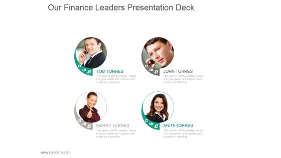 Our Finance Leaders Presentation Deck