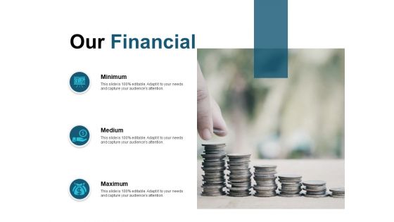 Our Financial Minimum Medium Ppt PowerPoint Presentation File Ideas