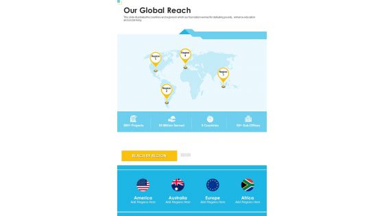 Our Global Reach One Pager Documents Our Global Reach One Pager Documents