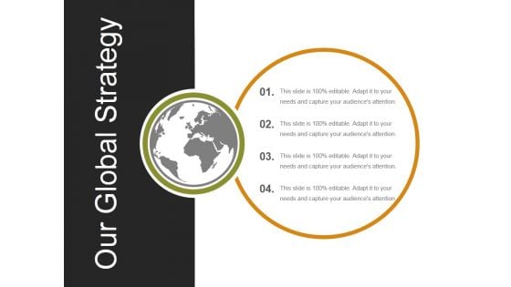 Our Global Strategy Ppt PowerPoint Presentation Slides Example