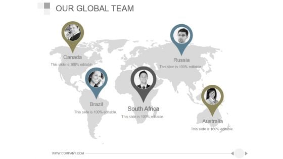 Our Global Team Ppt PowerPoint Presentation Model Our Global Team Ppt PowerPoint Presentation Model