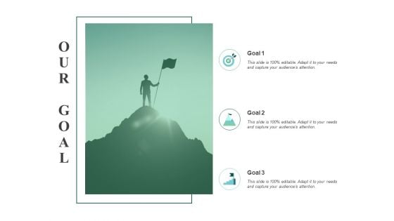 Our Goal Arrow And Targets Ppt PowerPoint Presentation Slides Clipart