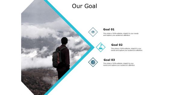 Our Goal Arrow Ppt PowerPoint Presentation Model Gallery