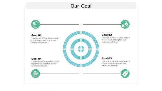 Our Goal Arrow Ppt Powerpoint Presentation Styles Influencers