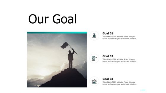 Our Goal Arrows Ppt PowerPoint Presentation Inspiration Display