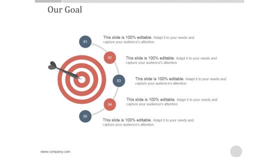 Our Goal Ppt PowerPoint Presentation Background Images