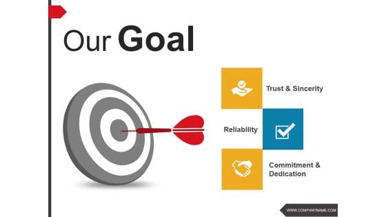 Our Goal Ppt PowerPoint Presentation Diagram Graph Charts