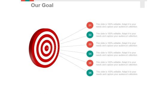 Our Goal Ppt PowerPoint Presentation Gallery Visual Aids