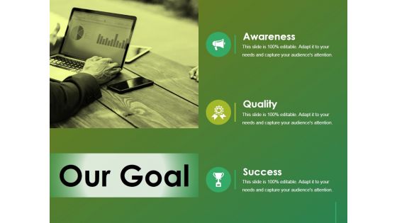 Our Goal Ppt Powerpoint Presentation Icon Example Introduction