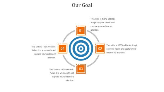 Our Goal Ppt PowerPoint Presentation Icon