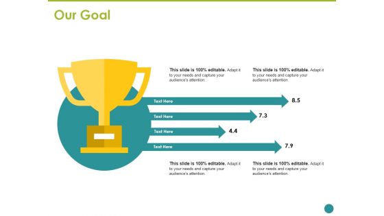 Our Goal Ppt PowerPoint Presentation Infographics Guide