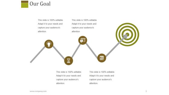 Our Goal Ppt PowerPoint Presentation Inspiration Portfolio