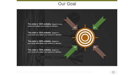 Our Goal Ppt PowerPoint Presentation Model Infographics