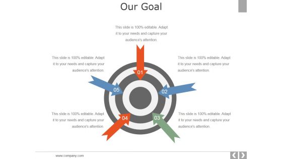 Our Goal Ppt PowerPoint Presentation Portfolio Design Inspiration