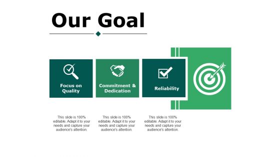 Our Goal Ppt PowerPoint Presentation Portfolio Layout Ideas