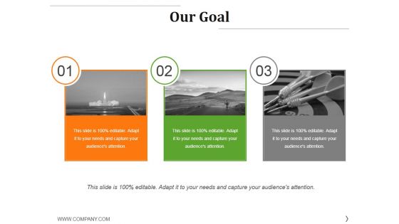 Our Goal Ppt PowerPoint Presentation Portfolio Show