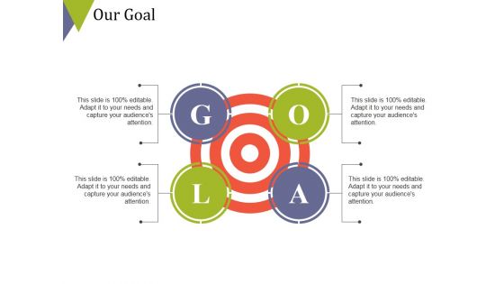 Our Goal Ppt PowerPoint Presentation Slides Good Our Goal Ppt PowerPoint Presentation Slides Good