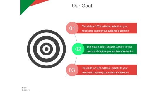 Our Goal Ppt PowerPoint Presentation Slides Graphics