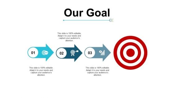 Our Goal Target Ppt PowerPoint Presentation Layouts Introduction