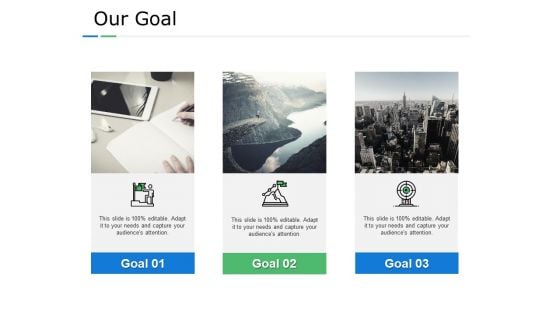 Our Goal Target Ppt PowerPoint Presentation Styles Elements