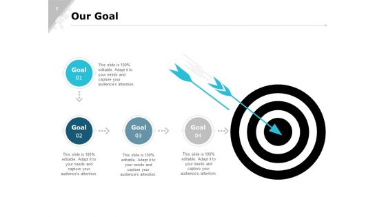 Our Goal Targets Ppt PowerPoint Presentation Model Design Ideas