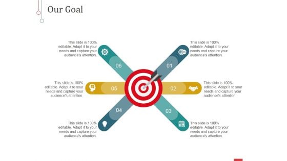 Our Goal Template 1 Ppt PowerPoint Presentation Styles Aids