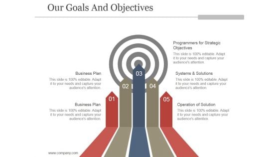 Our Goals And Objectives Ppt PowerPoint Presentation Designs Download