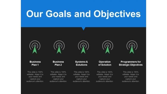 Our Goals And Objectives Ppt PowerPoint Presentation Infographics Outline