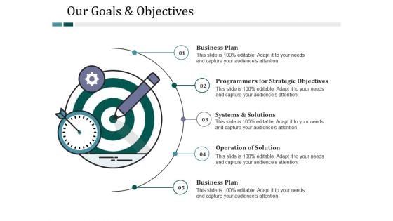 Our Goals And Objectives Ppt PowerPoint Presentation Inspiration Slide Download