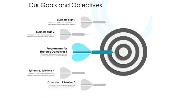 Our Goals And Objectives Ppt PowerPoint Presentation Show Visuals