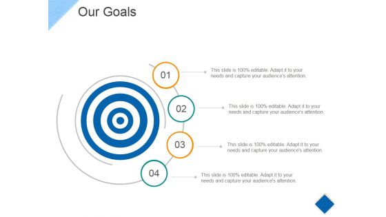 Our Goals Ppt PowerPoint Presentation Gallery Portfolio