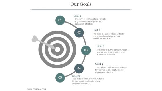 Our Goals Ppt PowerPoint Presentation Ideas