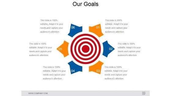 Our Goals Ppt PowerPoint Presentation Inspiration Good