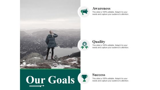 Our Goals Ppt PowerPoint Presentation Inspiration Graphics Design