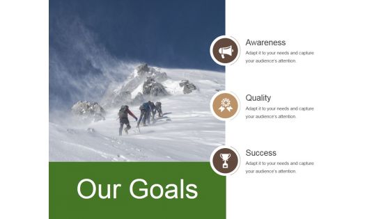 Our Goals Ppt PowerPoint Presentation Professional Slides