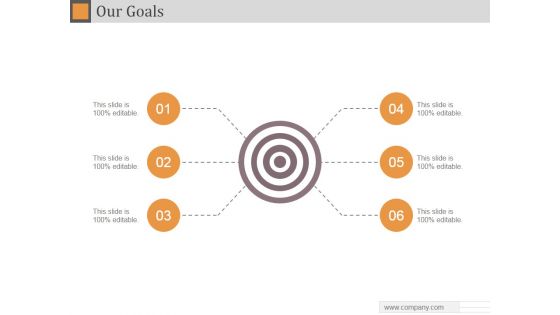 Our Goals Ppt PowerPoint Presentation Visual Aids