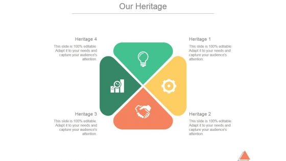 Our Heritage Template 1 Ppt PowerPoint Presentation Introduction