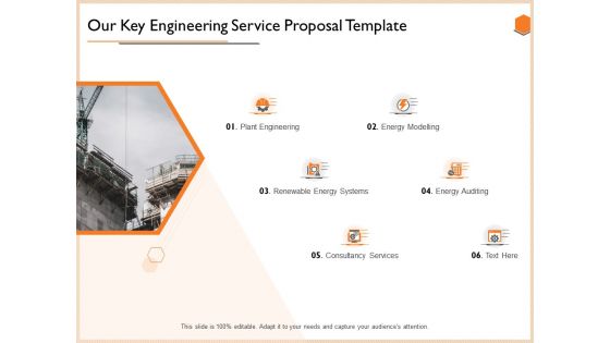 Our Key Engineering Service Proposal Template Topics PDF