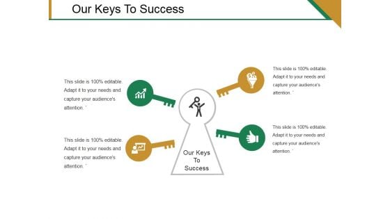 Our Keys To Success Template 1 Ppt PowerPoint Presentation Professional Elements
